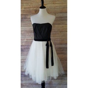 White House Black Market tulle & satin dress  - 14
